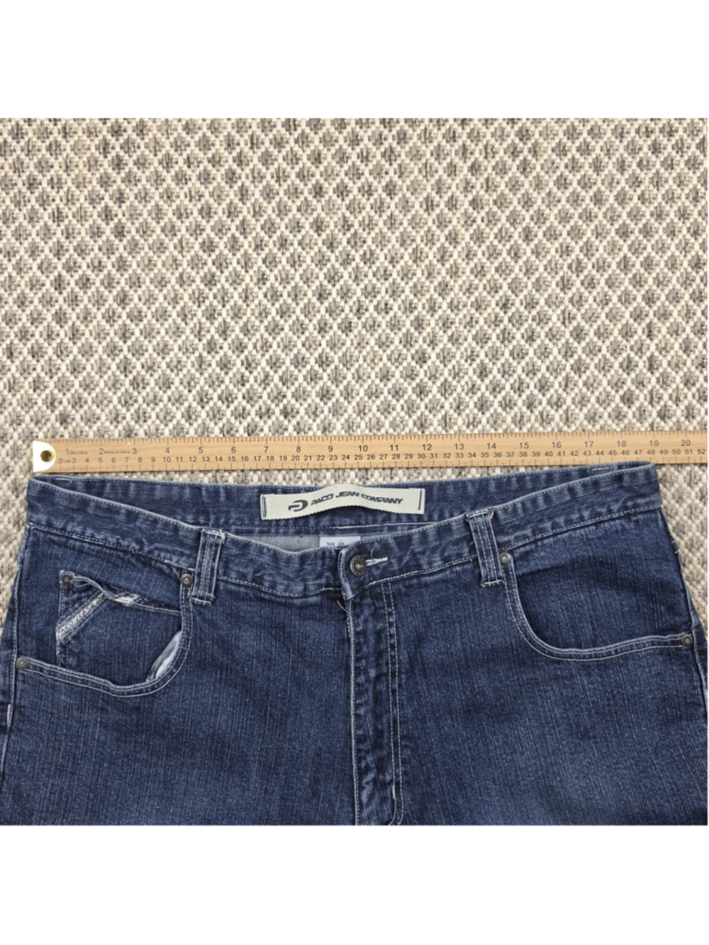 Paco Jeans NYC Relaxed Fit Jeans Men’s Size 40x32 Blue Denim Pants Y2K - Picture 10 of 14